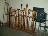 Handmade canes by owner