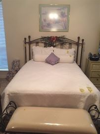 Antique Iron bed frame 