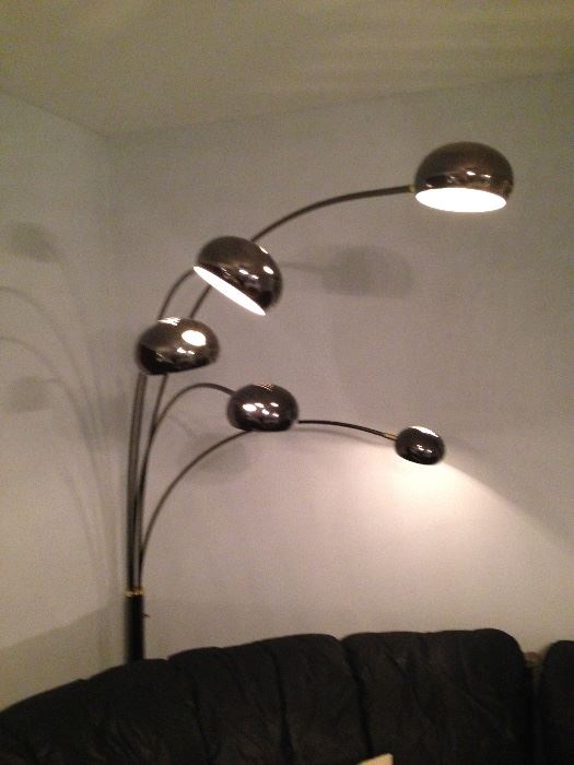 Five armed floor lamp