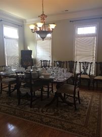Mahogany Dining Table and chairs 