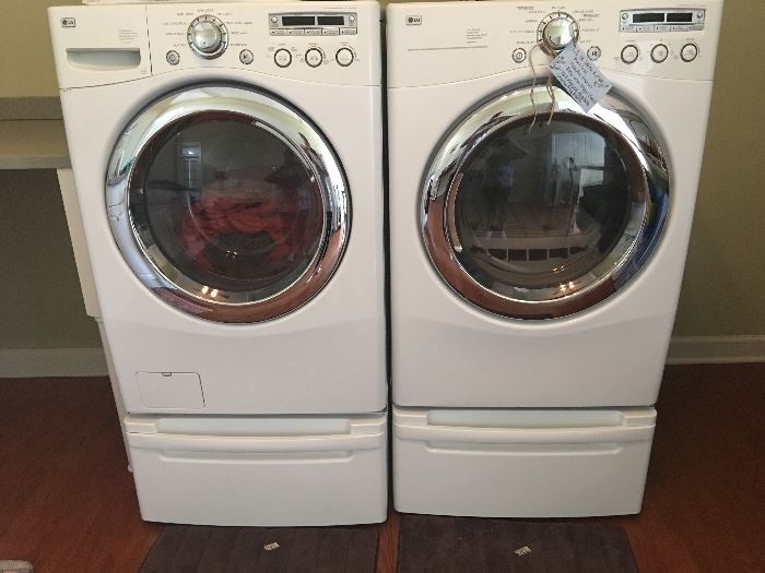 LG He Washer and Dryer