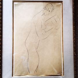Henri Matisse "La Lecture, Nude Profil" 34/50