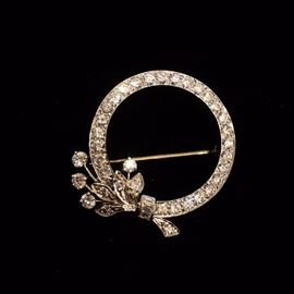 Tiffany & Co. Platinum and Diamond Brooch