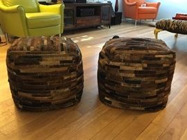 Faux flat hair poofs