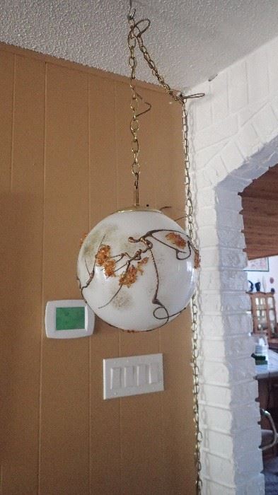Neat mid century hanging lamp!