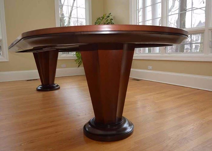 BUY IT NOW--Lot #206, Exquisite Dining Table with Extension Leaves, $1,800
