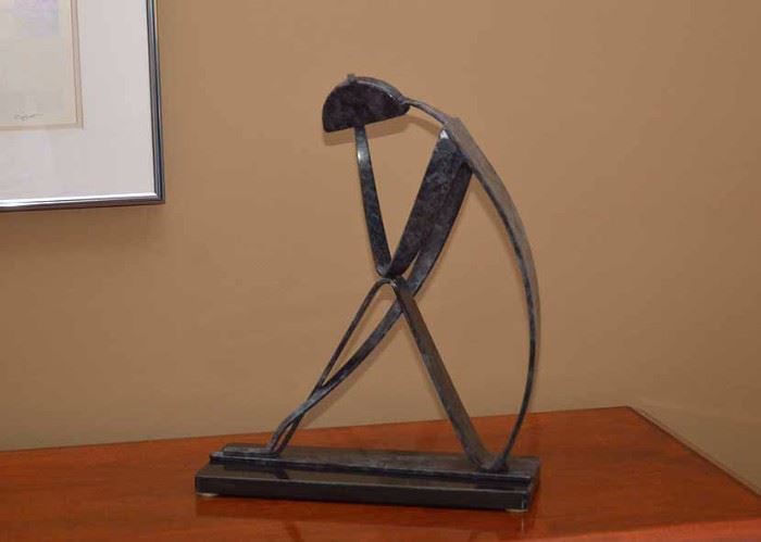 Metal Abstract Figural Sculpture