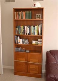 Tall Wood Bookshelf