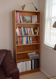 Tall Wood Bookshelf