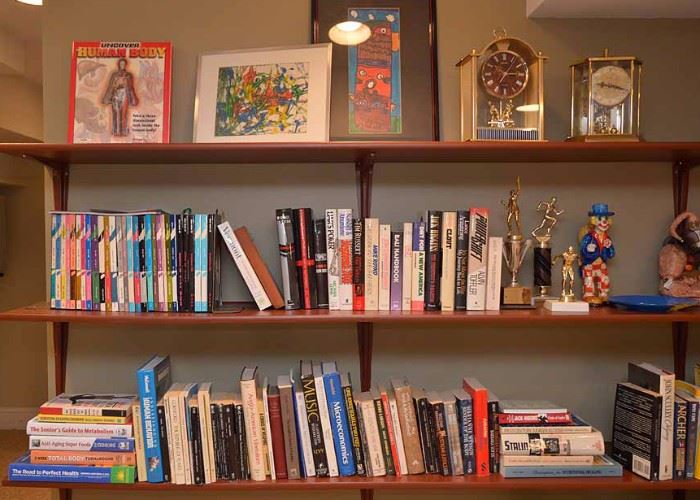 Books (Coffee Table, Art, Fiction, Nonfiction, Children's, Newer & Antique), Clocks