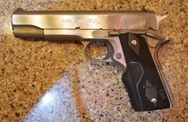 Colt Mark IV with laser sight