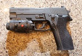 Sig Sauer P226 .45 with laser