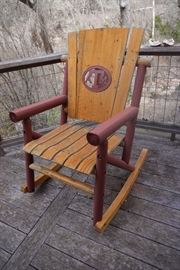 Texas A&M outdoor rocker