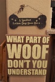Dog signs