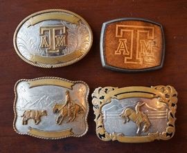 Vintage belt buckles