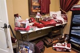 Texas A&M paraphenalia