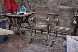 Chairs are sold but not the table