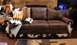 Leather sofa