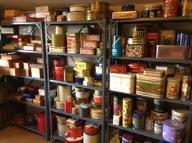 Collectible tins & boxes