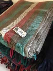 Wool blankets & scarves