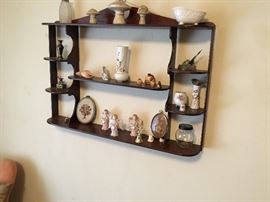 mahogany shelf