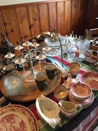 Miscellaneous glassware