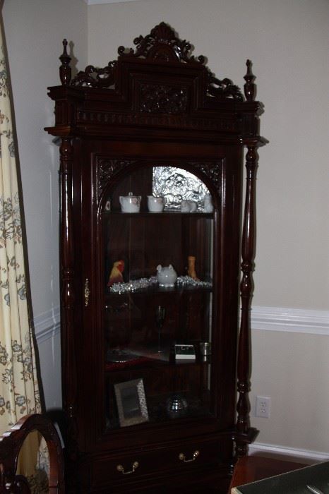Beautiful ornate corner cabinet