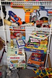 Lots of toys and games