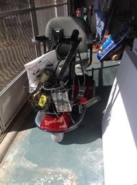 Rascal scooter with original manual and accessories in working order