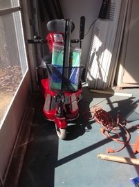 Pioneer scooter with original manual and accessories in working order