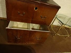 Antique file cabinet