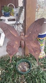 Rustic Butterfly Metal
