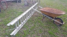 Ladder and Wheelbarrow