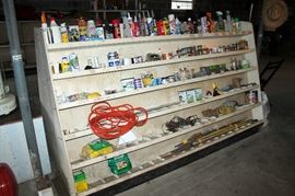 Shelving and garage items