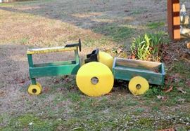 John Deere yard decor