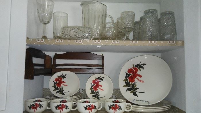 Vintage Christmas dishes