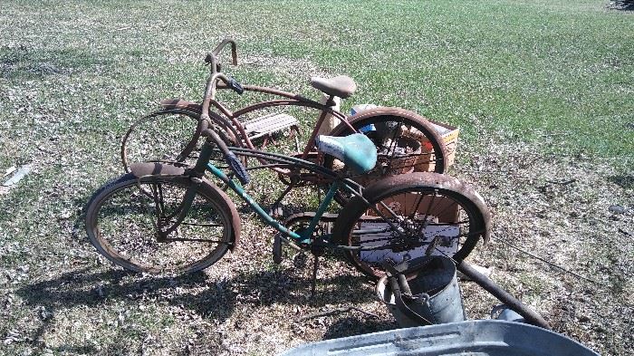 Vintage Schwinn bikes