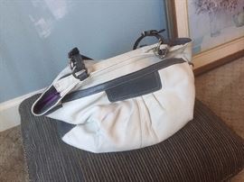 Leather Coach handbag 
