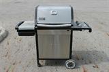 Weber propane gas grill with cover. It needs a propane hose. It is in used condition but still has a lot of life left in it!