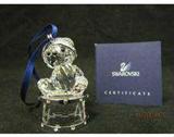 Swarovski "Kris Bear on Drum" ornament in original box.