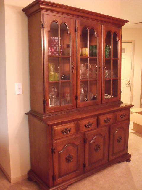 Vintage keller china cabinet deals