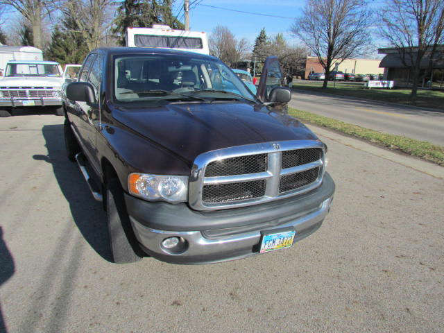 2004 Dodge 1500 4x4 Ram Work Truck, 138,805 miles, Vin # 1D7HU18N64S606996. Exterior; Maroon, Quad Cab, after market aluminum wheels, like new tires on the back, front tires are bald(the front end needs some work keep wearing through tires), Towing package, bed liner, running boards, has some cosmetic issues(see pictures). Interior; Rubber floor, upholstered seats(has some cosmetic issues see pictures), bench style seats, rear sliding window. Engine; V-8 Gas engine(does have an exhaust leak). Automatic Transmission.