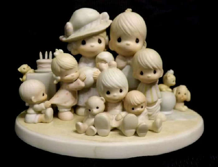 God Bless Our Years Together. Collector's Club Commemorative Figurine 1984, number 12440. Samuel J. Butcher. 9" tall, condition is excellent.