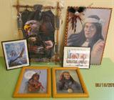 Beautiful Native American Pictures. See pix for sizes, details and condition.
