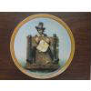 Plate by Edwin M. Knowles China Company from artist Norman Rockwell. "Ye Glutton" measures about 8 inches across and includes storage box, certificate of Authenticiy and literature. No apparent damage. Plate stand NOT included.