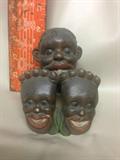 Vintage Black Americana folk art piece- ceramic and very unusual!