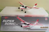 A super sonic r/c plane with original box looks great.