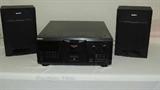 Sony 2 way Bass Reflex speaker system. Sony MEGA storage 300 CD CDP - CX30 compact disc player. Powers on.