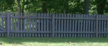Picket Fencing - There are eighty four cedar fence panels. Each panel contains fifteen pickets. The cedar has been stained. Includes two 10 ft double drive gates and two 4 ft walk through gates. The posts are not included. Just the picket fence panels. The fencing will already be disassembled. The panels measure 4 ft high x 8 ft wide. Total length is 672 ft. Appears to be in great condition with outdoor wear. See all additional photos. This is an absolute sale with No Reserve!