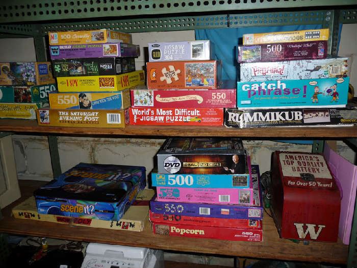 PUZZLES, BOARD GAMES